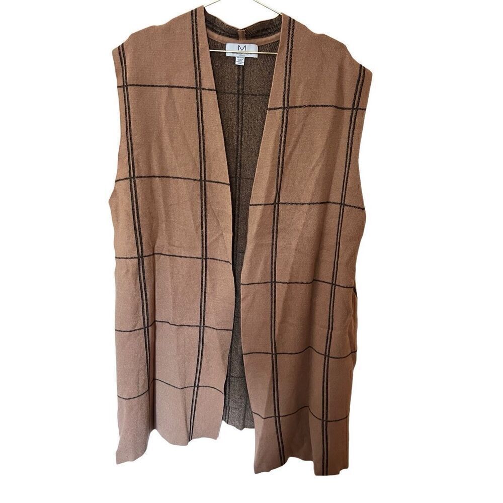 Magaschoni long sleeveless long cardigan sz 3x